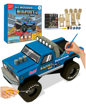 Little Jupiter Bigfoot 1 contoured wood parts for hands on building