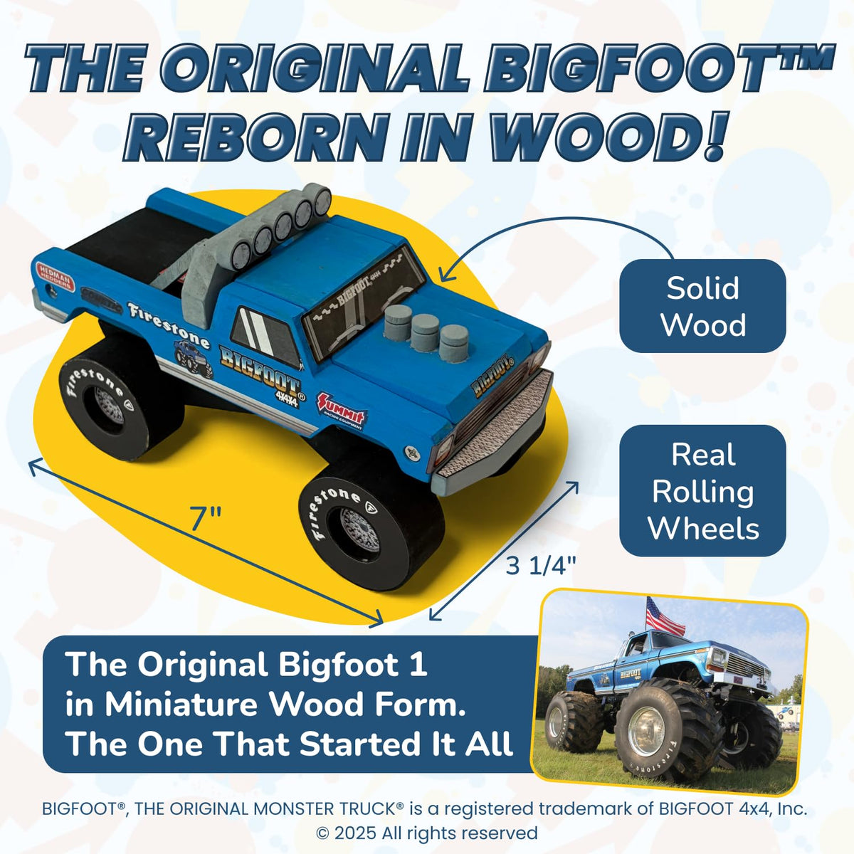Little Jupiter Bigfoot 1 licensed stickers for authentic design and display