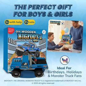 Little Jupiter Bigfoot 1 moving wheels in action for interactive play