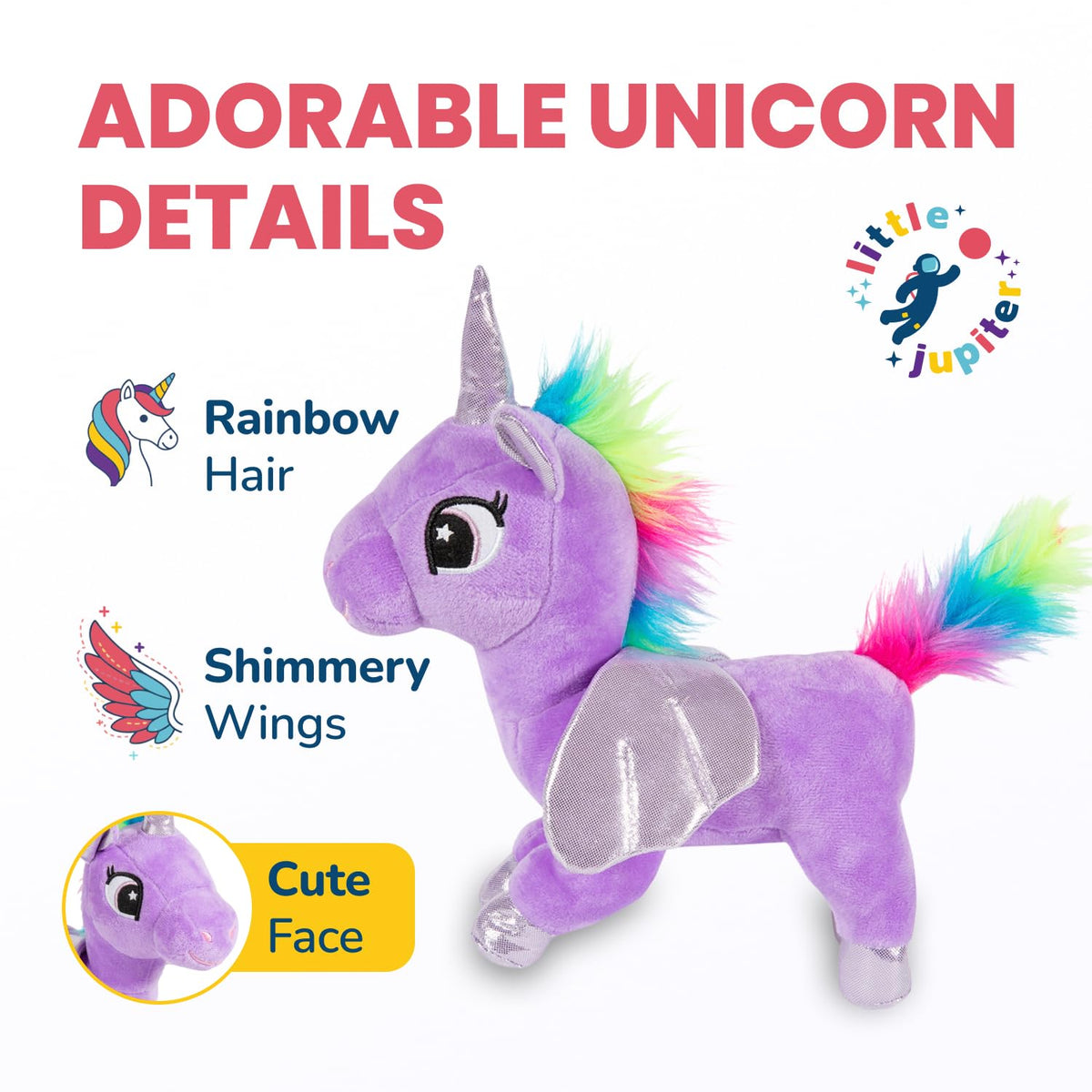 Gift-ready unicorn playset, ideal for birthdays and sleepovers.