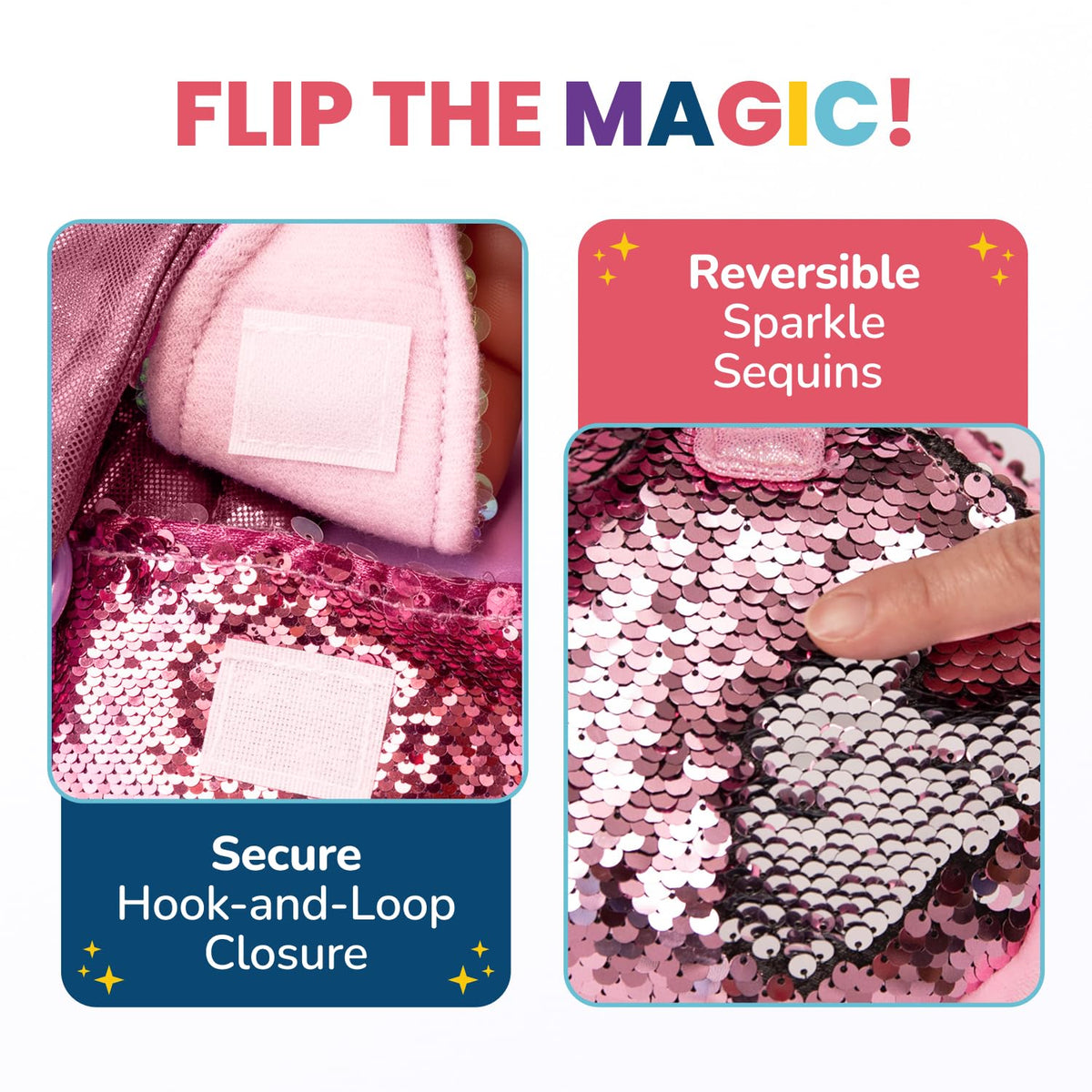 Little Jupiter plush with easy-access strap for quick, playful removal