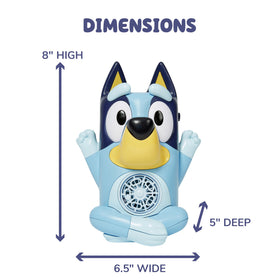 Little Kids Bluey No-Spill Bubble Machine packaging image ideal gift choice