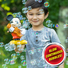 Little Kids bubble solution included, 4 oz, safe for quick bubble fun.
