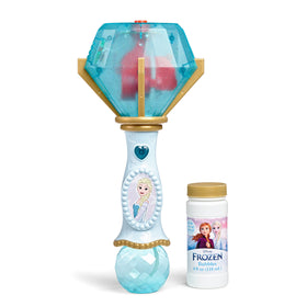 Little Kids Elsa bubble wand lit in action for imaginative playtime.