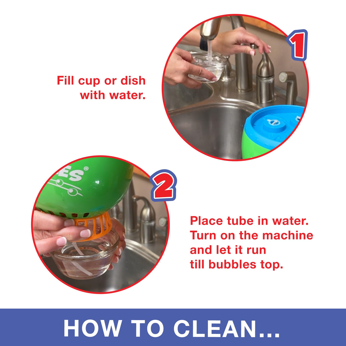 Amazon Exclusive includes concentrate and extra solution with Fubbles machine