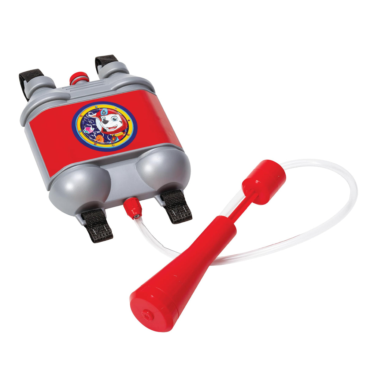 Little Kids Paw Patrol Water Rescue Pack back view with adjustable straps