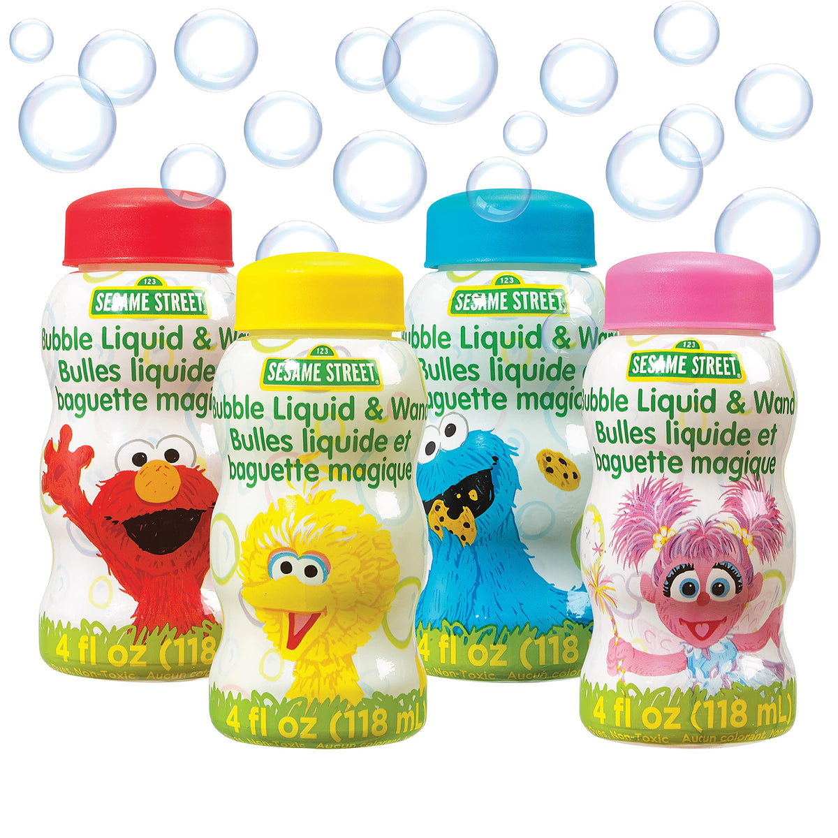 Little Kids Sesame Street display pack highlights the four favorites for shared play