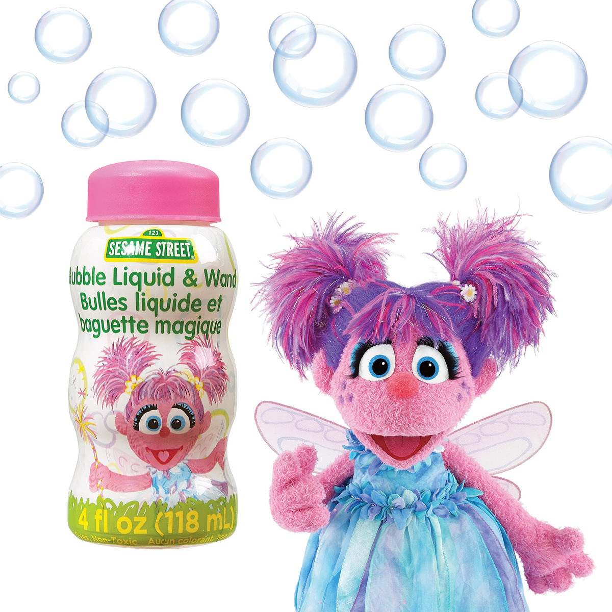 Little Kids Sesame Street bubbles pack 24 supports group play and easy party prep