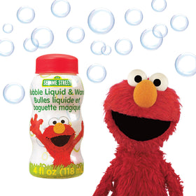 Little Kids Sesame Street Elmo bubbles bottle promotes safe, family-friendly bubble time