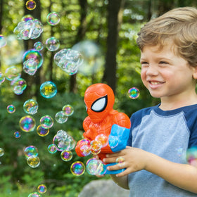 Little Kids Spider-Man on/off button for easy, kid-friendly operation