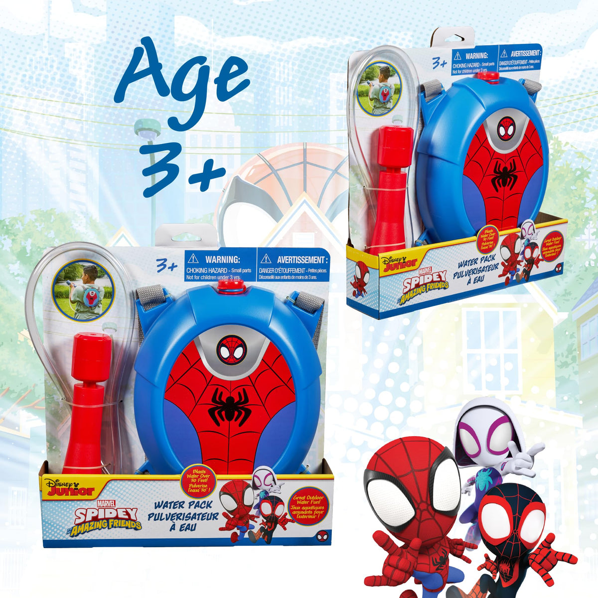 Easy on, easy off design with quick-pump action for kids.