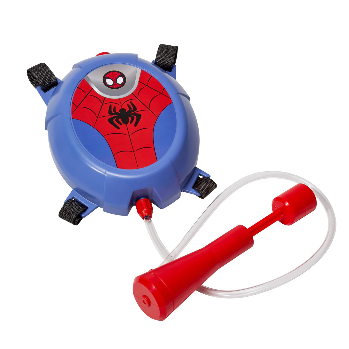 Little Kids Spiderman water backpack ready for outdoor play and superhero pretend adventures.