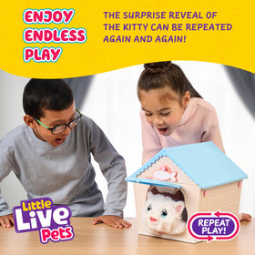 Little Live Pets Cat Figurines complete playset with accessories for creative play