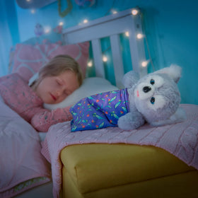 Bedtime buddy Kip keeps little ones company through calm cozy storytelling moments