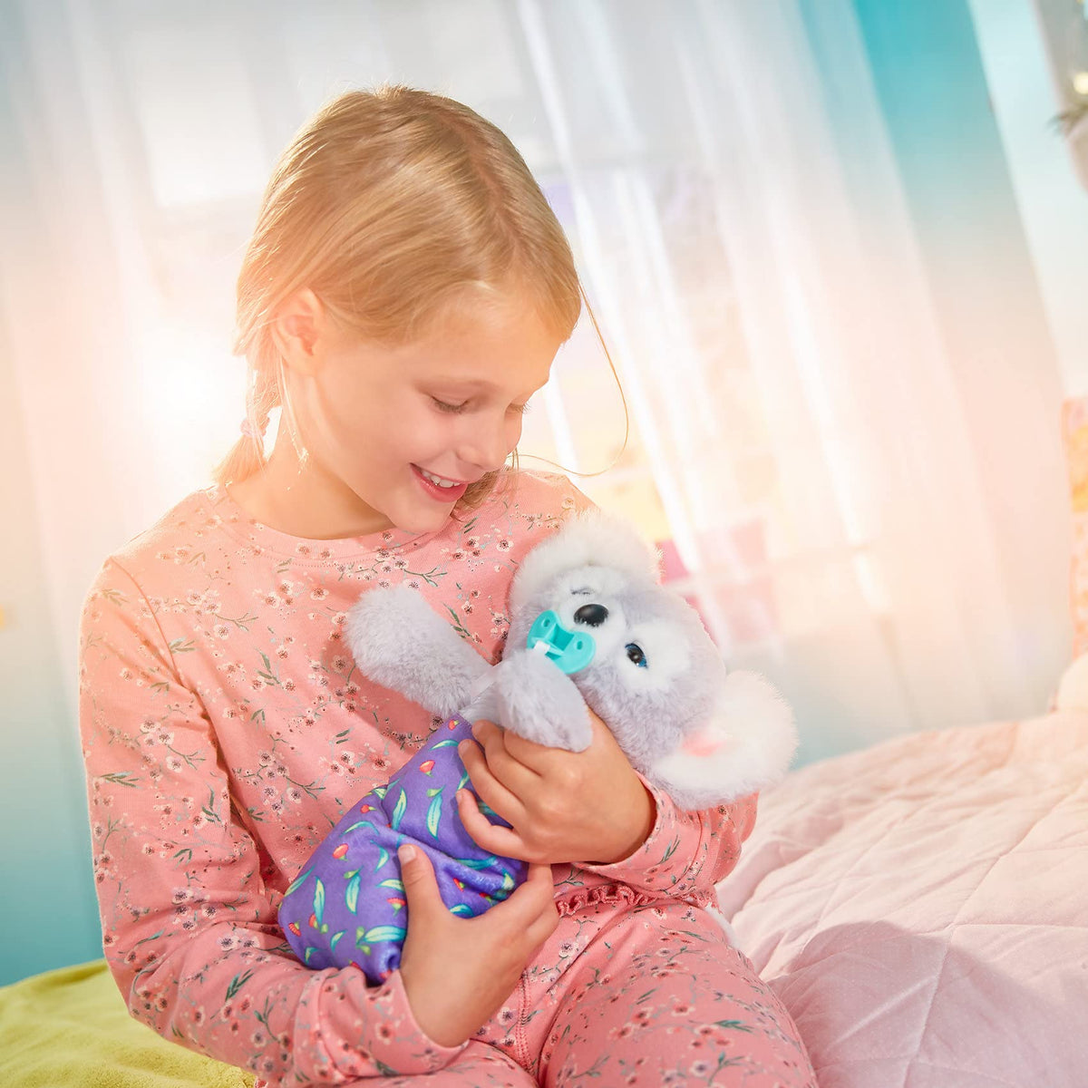 Interactive sounds accompany Kip's cuddly form for engaging play sessions
