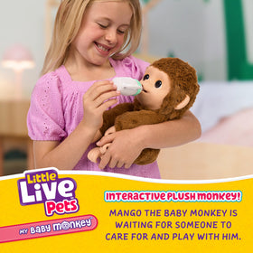 Little Live Pets Mango lullaby mode soothes for peaceful moments