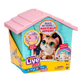 Little Live Pets My Kittys Home Minis Playset box opening and mystery kitten reveal for imaginative play