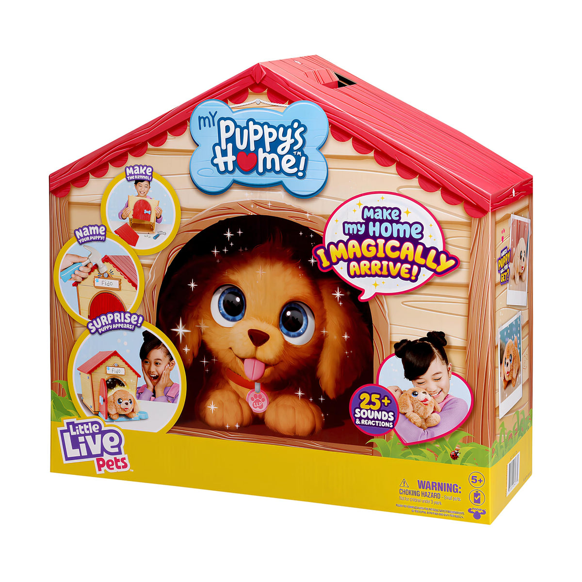 Little Live Pets My Puppy's Home Playset dog house setup for imaginative pretend play