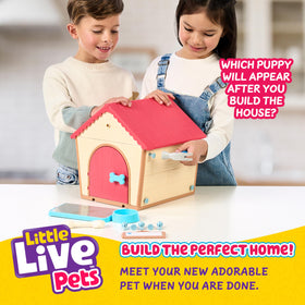 Welcome mat and water bowl reveal a new puppy in the My Puppy's Home Playset