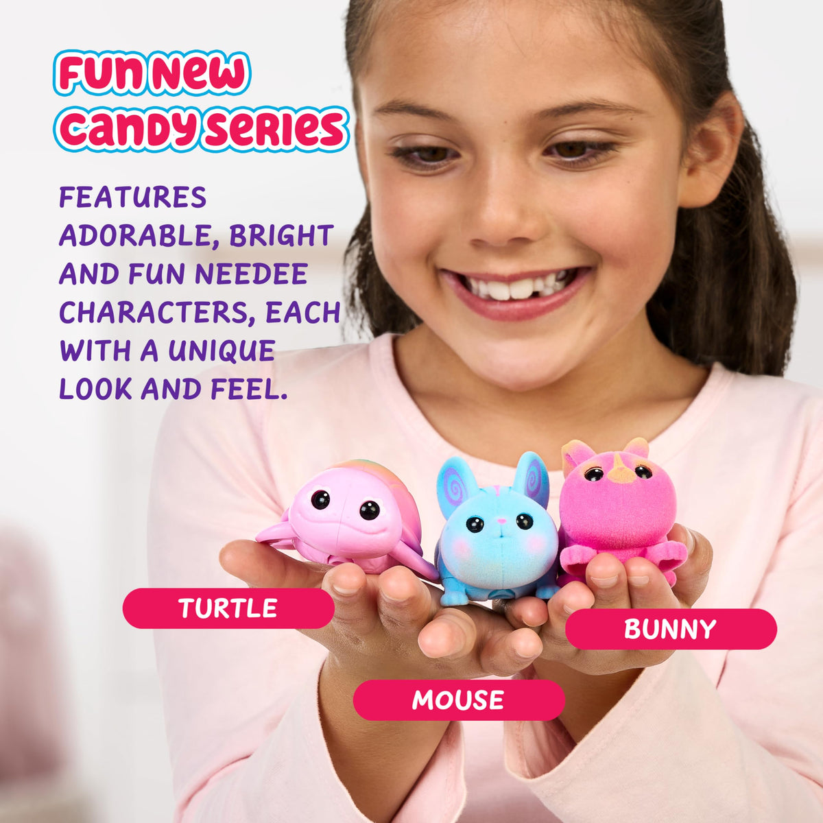 Little Live Pets NeeDees collectible characters showcase diverse personalities for imaginative play