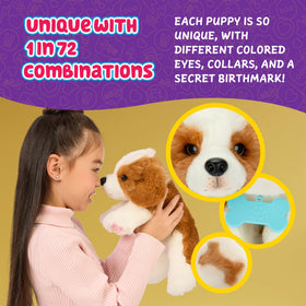Little Live Pets Patches Beagle 72 eye color and collar combinations create a unique puppy.