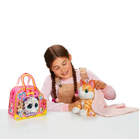 Little Live Pets Scruff-a-Luvs dry and brush session for fluffier fur.