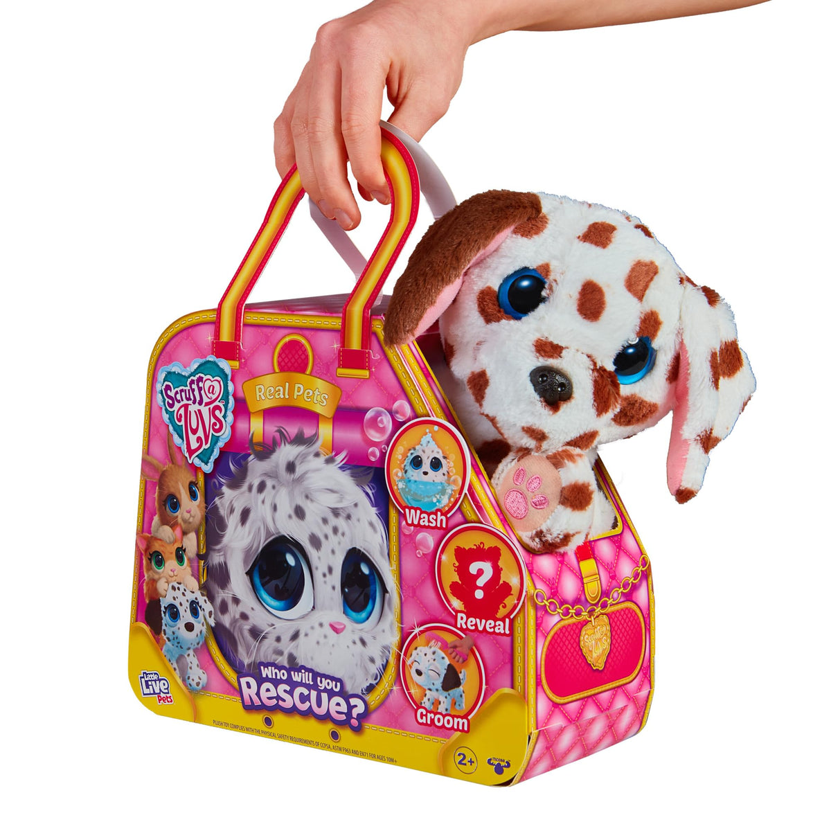 Little Live Pets Scruff-a-Luvs soft-touch fur closeup for cuddles.