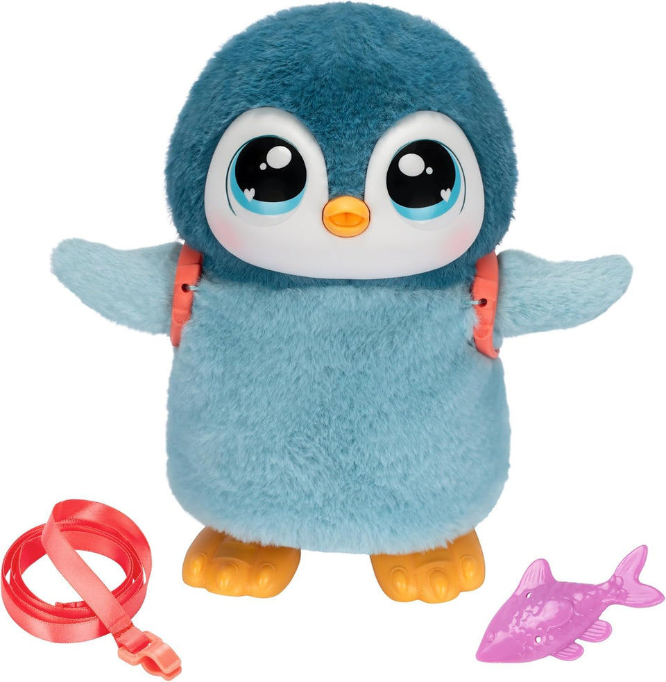 Little Live Pets My Pet Waddles penguin in box, ready for instant playtime.