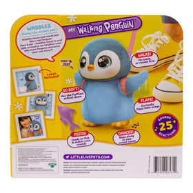 Little Live Pets Walking Penguin showing wing flaps for interactive play.