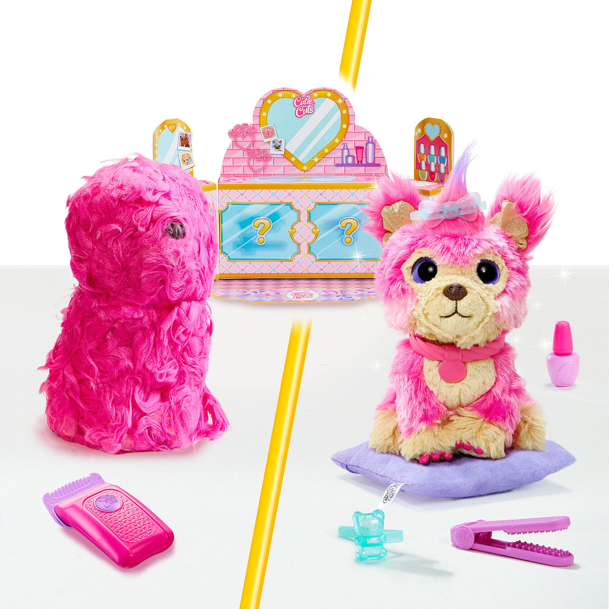 Little Live Scruff-A-Luvs Cutie Cuts comb for gentle brushing and styling sessions