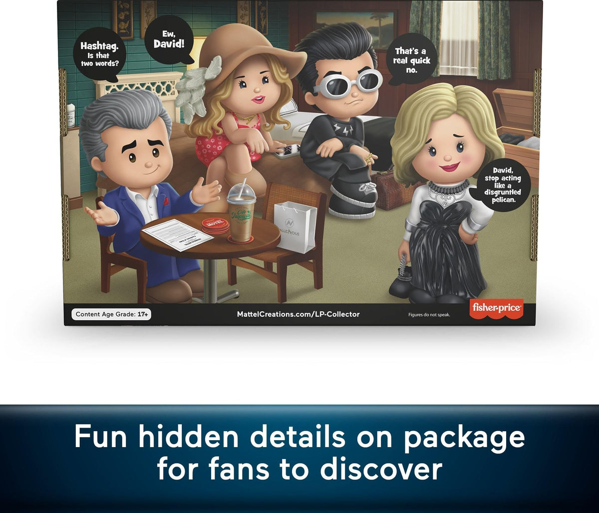 Little People Collector Schitt's Creek David Rose figure, perfect for desk display and fan collections.