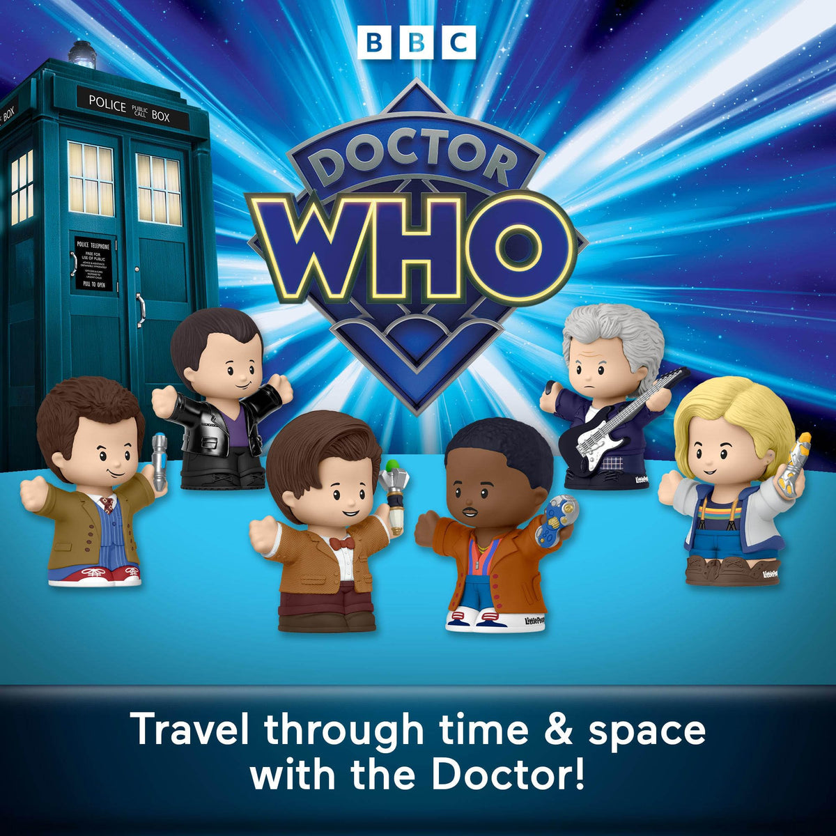 Little People Collector Doctor Who Ninth Doctor figure in signature outfit for display