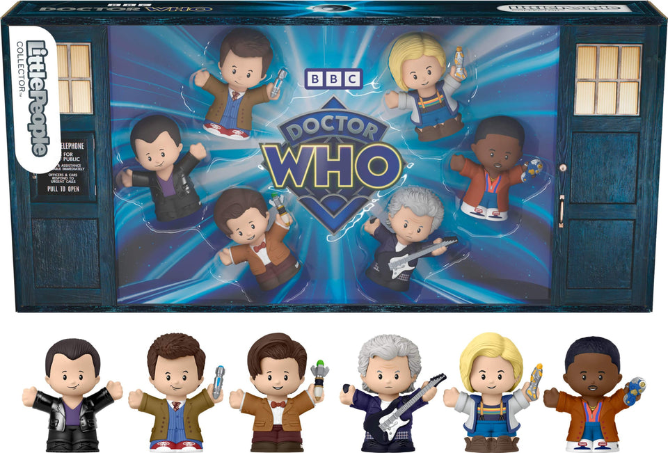 Little People Collector Doctor Who set packaging front view for display