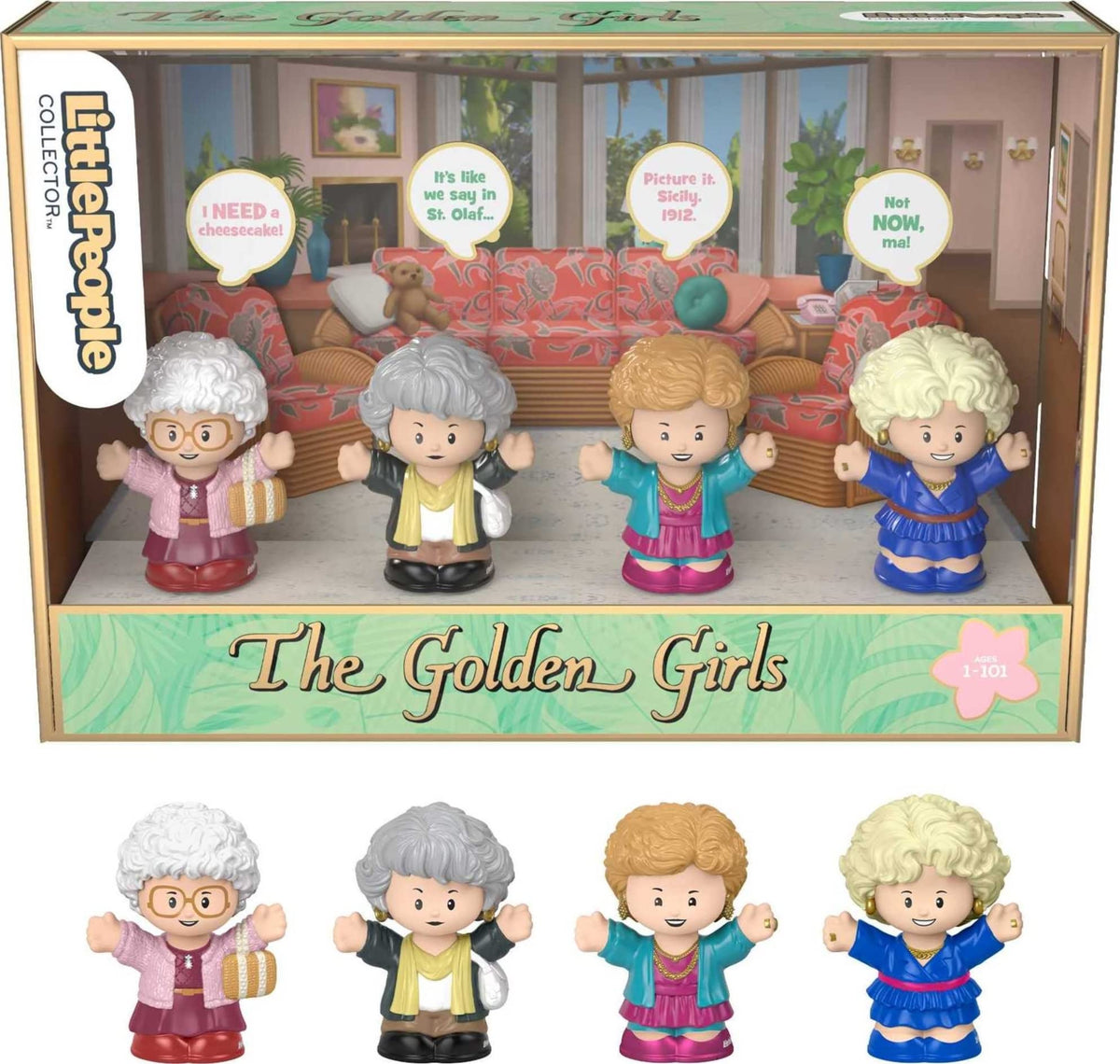 Little People COLLECTOR Golden Girls Blanche figure for display and gifting