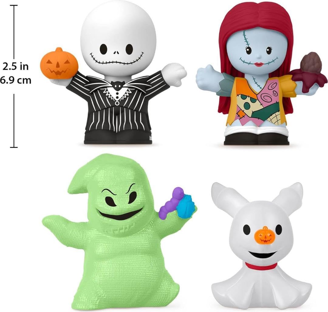 Little People COLLECTOR Halloween Town window box showcases iconic scene details