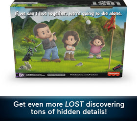 Little People COLLECTOR LOST Hurley Reyes figure, vivid colors for display.