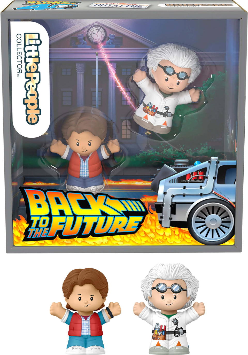 Little People COLLECTOR Marty McFly figure displayable for gifting and shelves.