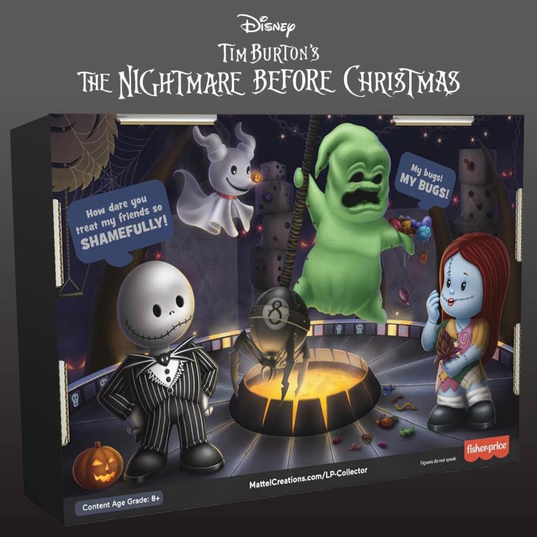 Little People COLLECTOR Nightmare Before Christmas set enhances Disney collection display