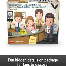 Little People Collector The Office Pam Beesly figure for shelf display.