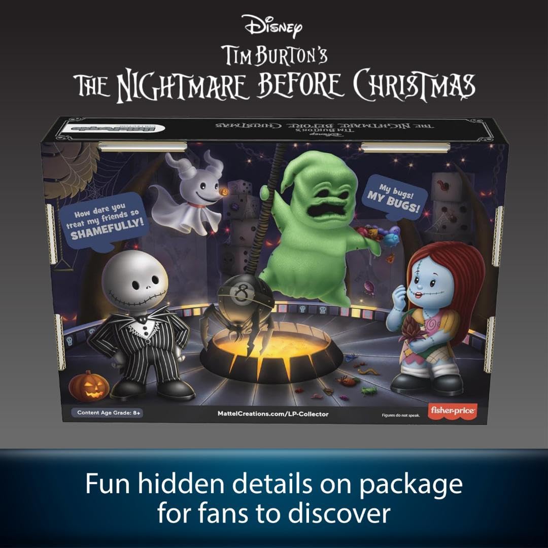Little People COLLECTOR Oogie Boogie glow-in-the-dark figure adds spooky glow