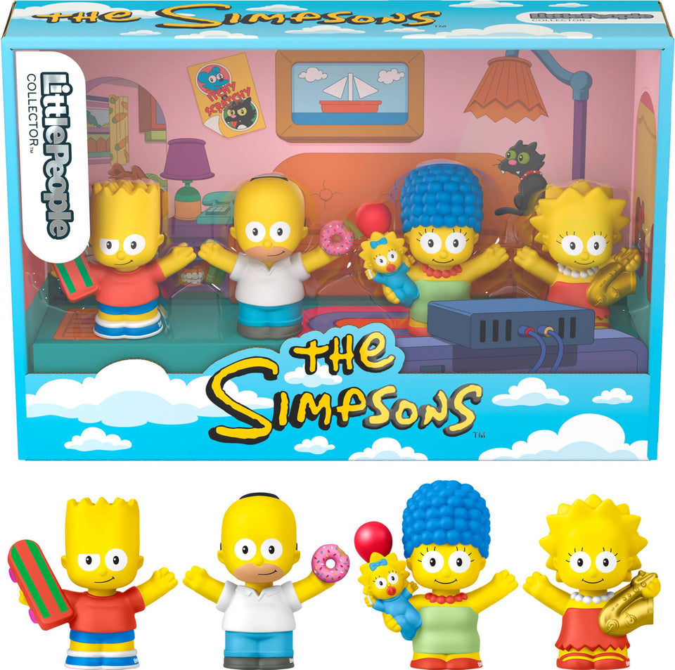 Little People COLLECTOR Simpsons Homer figure; display-ready collectible.