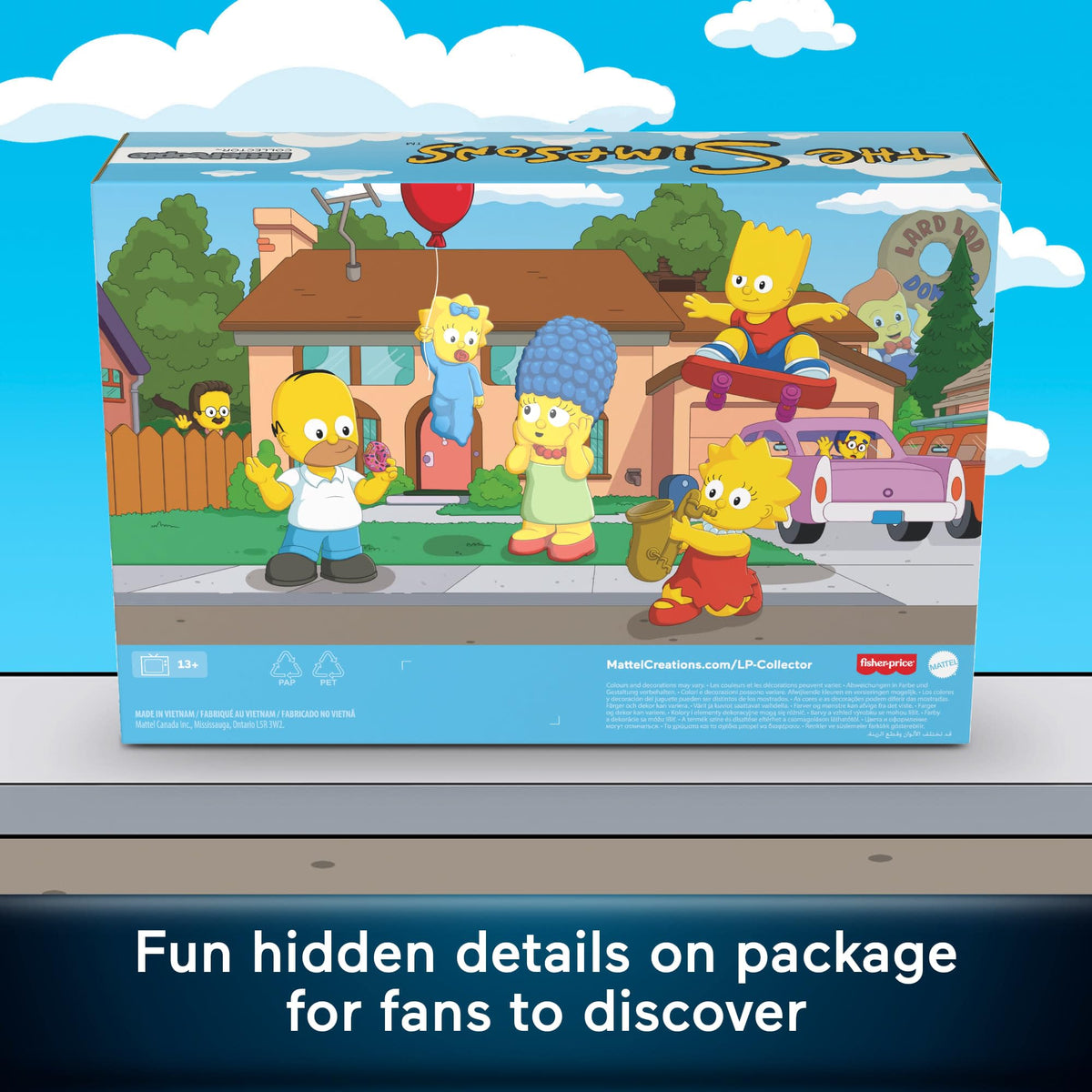 Little People COLLECTOR Simpsons Lisa figure; display-ready tribute to the series.