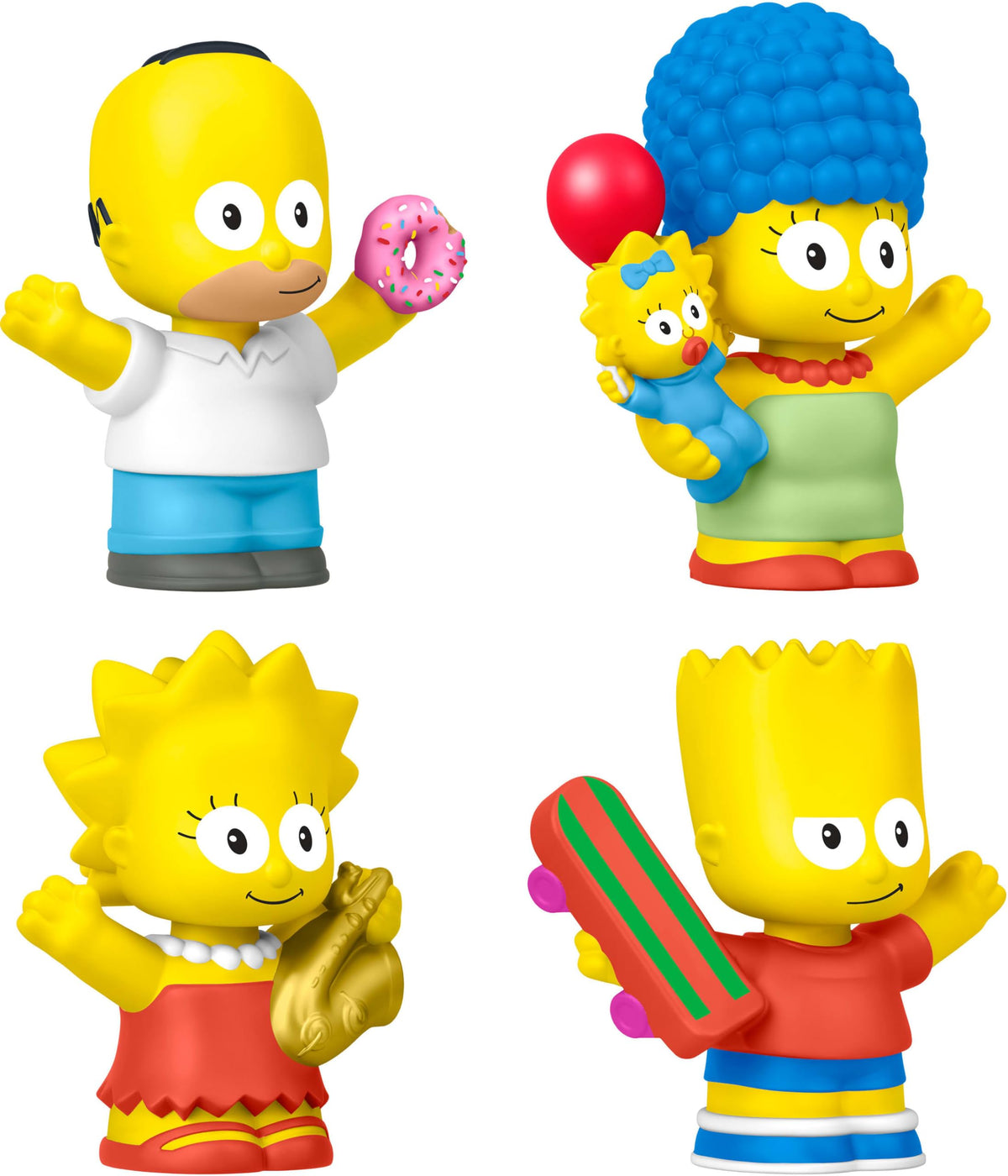 Little People COLLECTOR Simpsons Maggie figure holding pacifier; adorable desk companion.