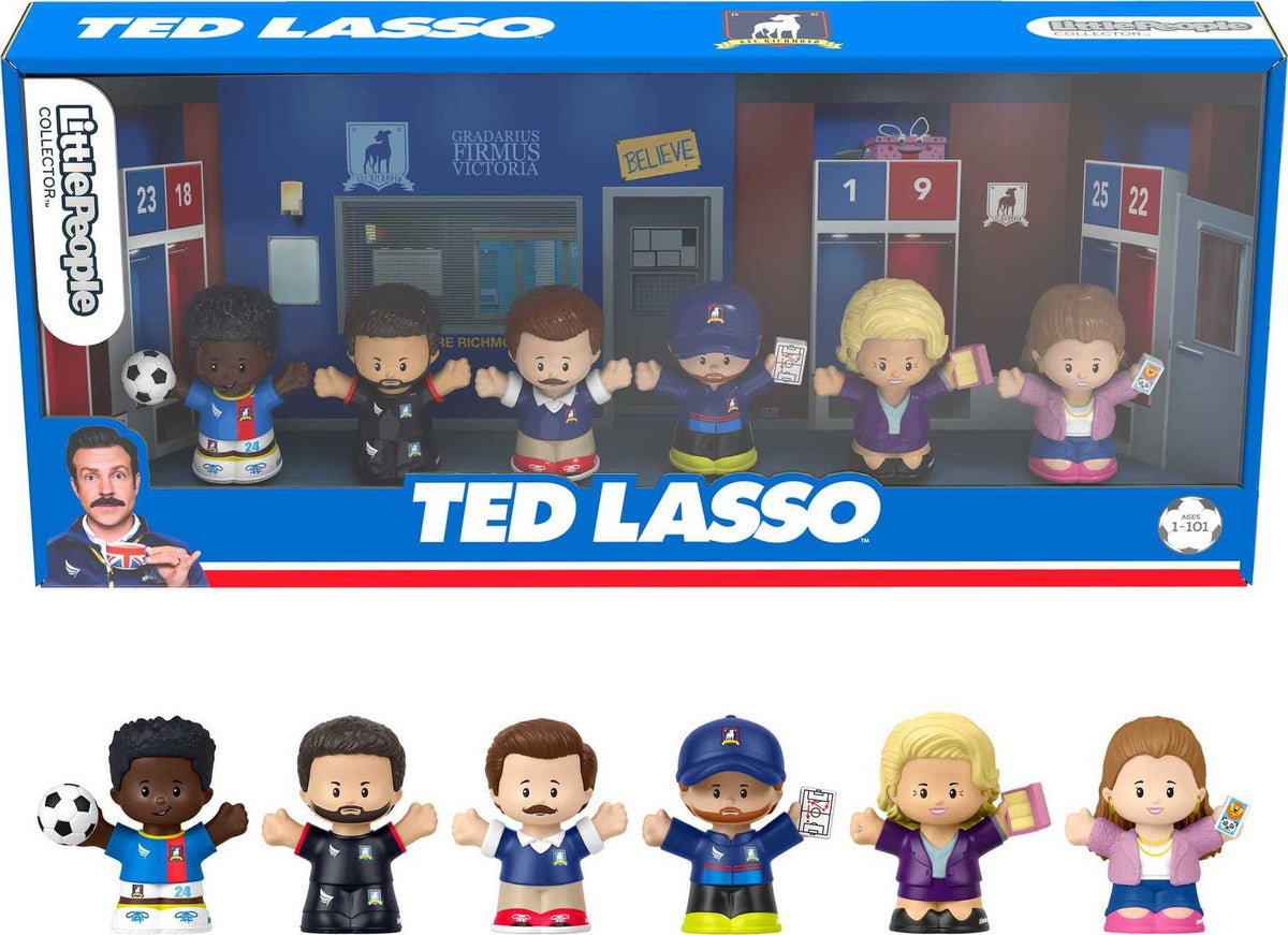 Little People Collector Ted Lasso figure ideal for display and fan appreciation