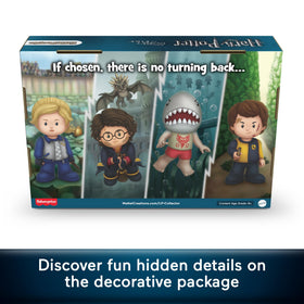 Little People Collector Triwizard Tournament window box packaging for display.
