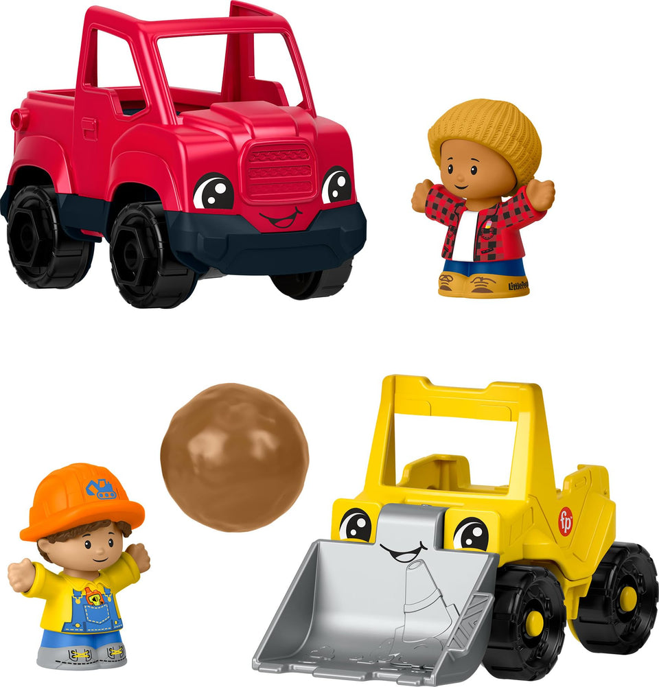 Little People Work Around Town pickup truck with figure ideal for push-and-roll pretend play