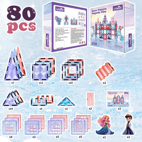 Little Pi Frozen Magnetic Tiles gift packaging enhances gift appeal