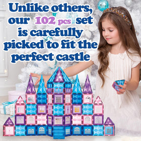 Little Pi Frozen Princess Castle detailed windows invite pretend royal residence