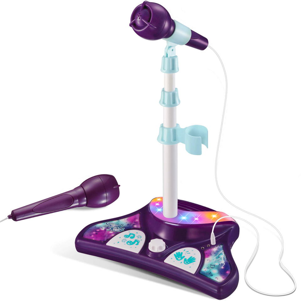 Little Pretender karaoke machine with duo mics for family duet fun.