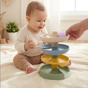 Little Rawr sturdy base enables stable, independent toddler play.